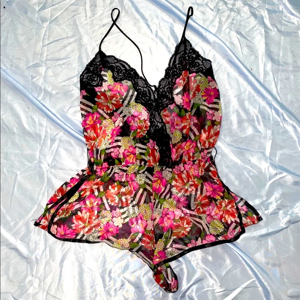 SOLD!! Victoria Secret Romper Lingerie NWOT
